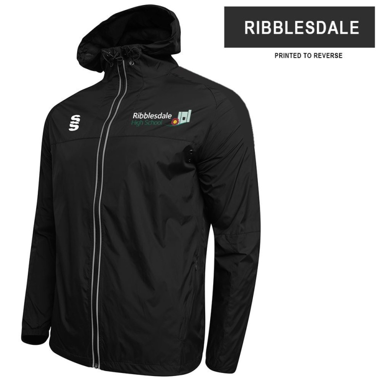RIBBLESDALE HIGH SCHOOL STAFF TRAINING JACKET BLACK