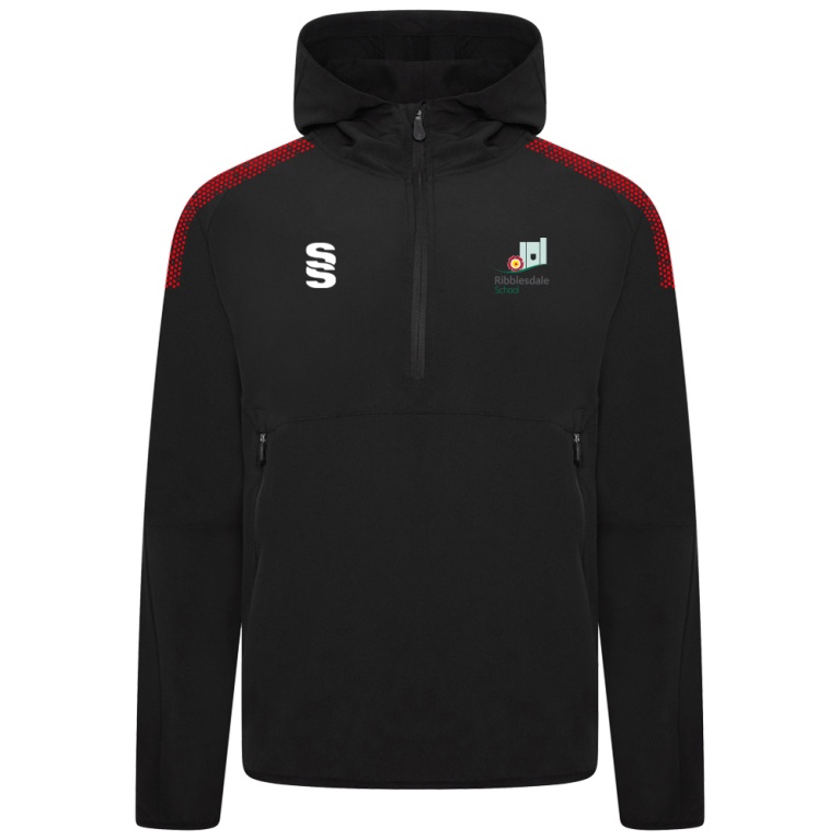 Ribbesdale High School Staff - Dual Elite 1/4 Zip Hoody / Rain Jacket