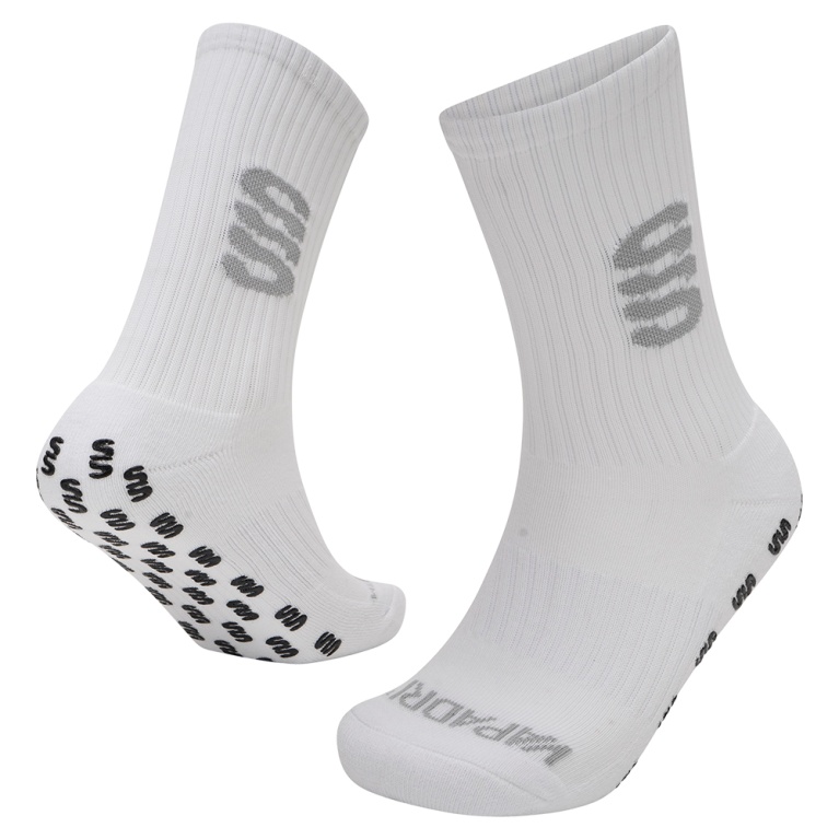 Ribbesdale High School - Quarter Gripper Sock - White