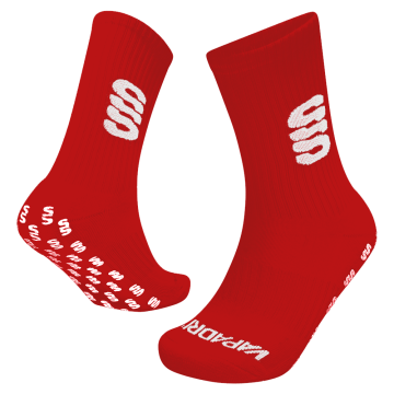 Ribbesdale High School - Quarter Gripper Sock - Red