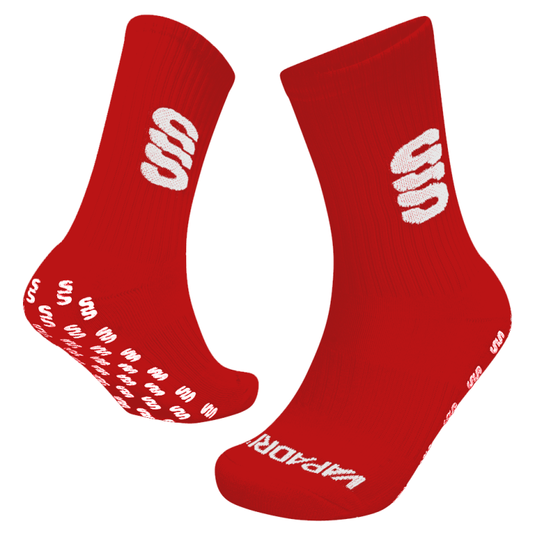 Ribbesdale High School - Quarter Gripper Sock - Red