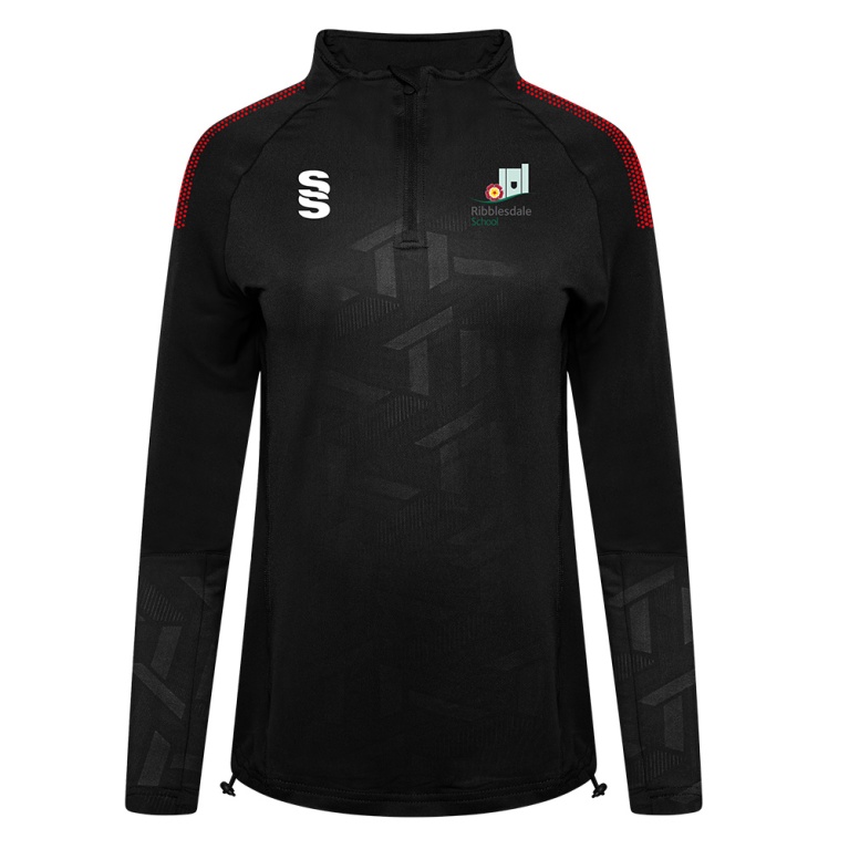Ribbesdale High School Staff - Impact 1/4 Zip Performance Top - Women's Fit